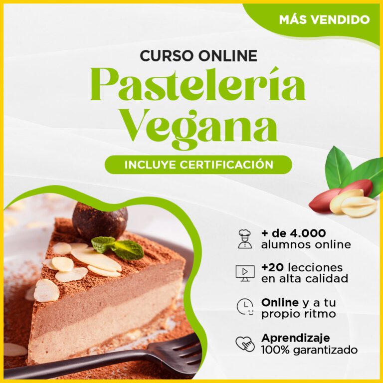Portada del Curso Pastelería Vegana Online