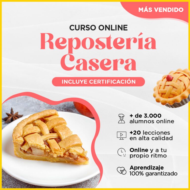 Porta del Curso Repostería Casera Online