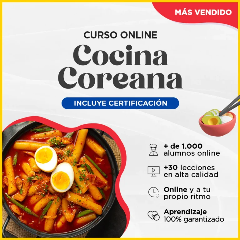Curso Cocina Coreana online