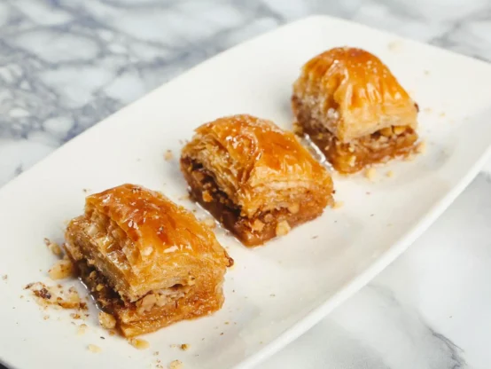 la baklava griega es un plato de la cocina internacional